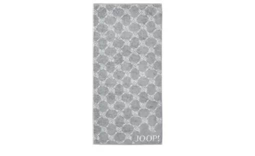 JOOP! Duschtuch JOOP 1611 Classic Cornflower | Silbergrau, Weiß