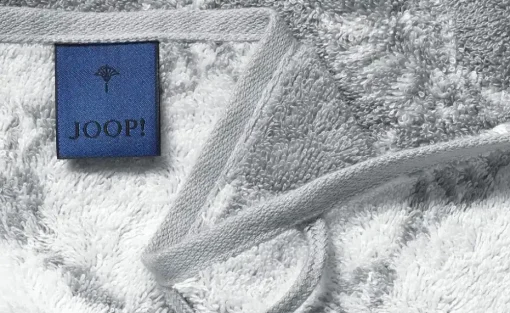 JOOP! Duschtuch JOOP 1611 Classic Cornflower | Silbergrau, Weiß