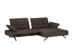 JOOP! Ecksofa  Square 8111 | Dunkelbraun, rechts