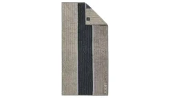 JOOP! Handtuch JOOP 1658 Streifen | Graphit, Sand, Grau