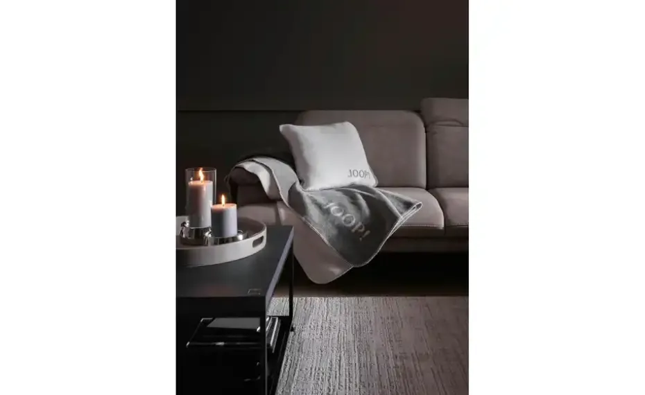 JOOP! Kissen Uni Doubleface | Graphit | Möbel Höffner