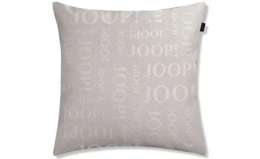 JOOP! Kissenhülle Label | Silbergrau | Möbel Höffner