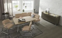 JOOP! Leder-Schwingstuhl Loft | Hellbraun | Höffner