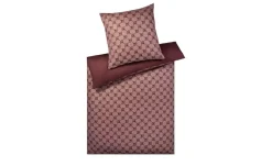 JOOP! Mako Satin Bettwäsche Cornflower Double | Rot