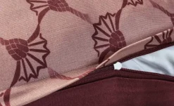 JOOP! Mako Satin Bettwäsche Cornflower Double | Rot