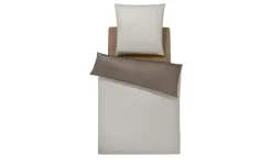 JOOP! Mako-Satin Wendebettwäsche Pattern | Haselnussbraun, 135x200 cm