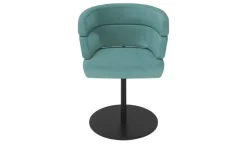 JOOP! Polster-Drehsessel Curves | Petrol, Teller