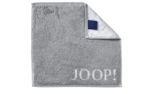 JOOP! Seiftuch Joop 1600 Classic Doubleface | Silbergrau, Weiß