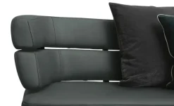 JOOP! Sitzbank  Leder Curves | Dunkelgrau | Höffner