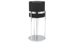 JOOP! Tischleuchte 1-flammig Textil Round Lights Chrome
