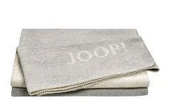 JOOP! Wohndecke JOOP! Melange-Doubleface | Beige, Silbergrau