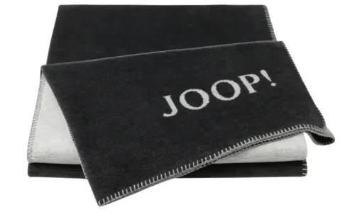 JOOP! Wohndecke JOOP! Melange-Doubleface | Anthrazit, Silbergrau