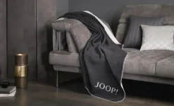 JOOP! Wohndecke JOOP! Uni-Doubleface | Anthrazit, Hellgrau