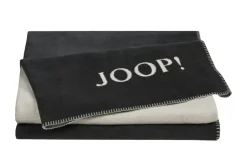 JOOP! Wohndecke JOOP! Uni-Doubleface | Anthrazit, Hellgrau