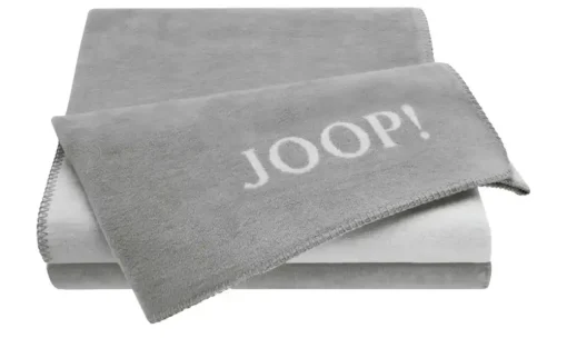 JOOP! Wohndecke-Doubleface JOOP! Uni-Doubleface | Silbergrau, Graphit