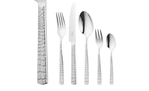 Justinus Besteckset   Croco | 30 Stück, silberfarben