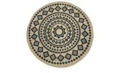 Jute-Teppich Mamda Ornament | Ornamente | Möbel Höffner
