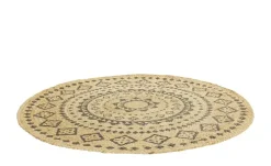 Jute-Teppich Mamda Ornament | Ornamente | Möbel Höffner