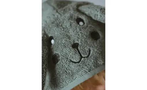 Kapuzenbadetuch Hase | Olivgrün | Möbel Höffner