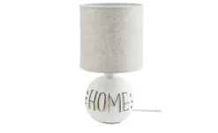 Keramik-Tischleuchte, 1-flammig, grau ´Home` | Home