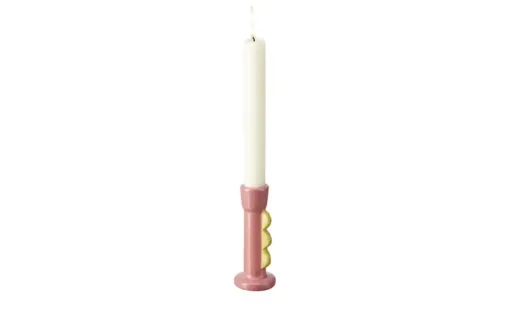 Kerzenhalter | Rosa, Gelb | Möbel Höffner