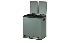KHG Abfalleimer 2x15l | Grün | Möbel Höffner