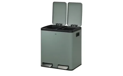 KHG Abfalleimer 2x15l | Grün | Möbel Höffner