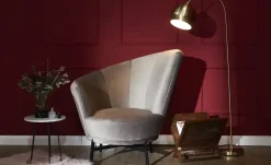 KHG Bogenleuchte, 1-flammig, messing-matt | Goldfarben