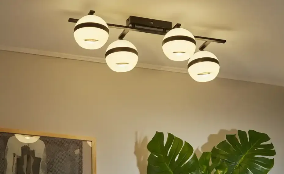 KHG Deckenleuchte | Schwarz, matt | Möbel Höffner