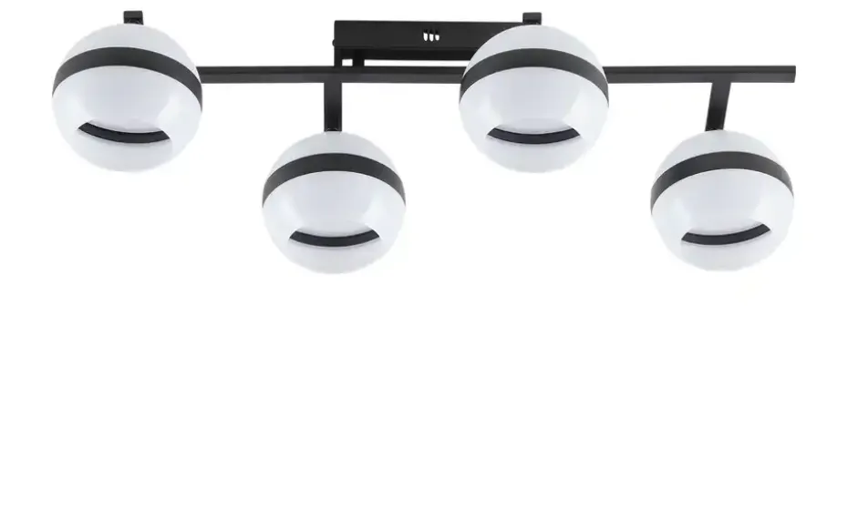 KHG Deckenleuchte | Schwarz, matt | Möbel Höffner