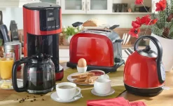 KHG Kaffeeautomat KA-184 (R) | Rot | Möbel Höffner