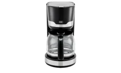 KHG Kaffeeautomat KA-129 SE2 | Schwarz, edelstahlfarben