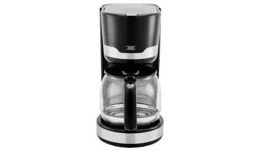 KHG Kaffeeautomat KA-129 SE2 | Schwarz, edelstahlfarben