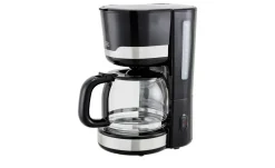 KHG Kaffeeautomat KA-129 SE2 | Schwarz, edelstahlfarben