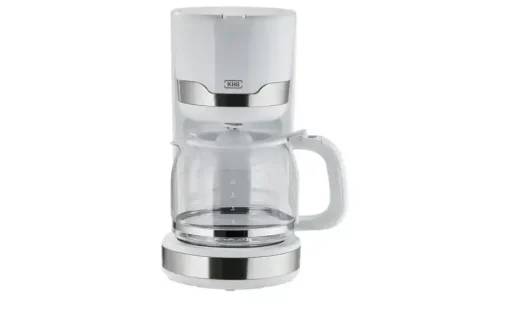 KHG Kaffeeautomat KA-129 WE2 | Weiß, edelstahlfarben
