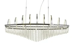 KHG LED- Pendelleuchte, mit Kristallbehang | Höffner