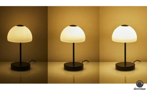 KHG LED- Tischleuchte, 1-flammig,schwarz mit Touchdimmer | matt, Schwarz