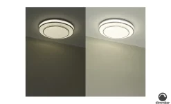 KHG LED-Deckenleuchte chrom/weiß | Möbel Höffner