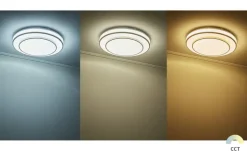 KHG LED-Deckenleuchte chrom/weiß | Möbel Höffner