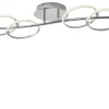 KHG LED-Deckenleuchte, chrom `4 Ringe´ | Möbel Höffner
