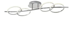 KHG LED-Deckenleuchte, chrom `4 Ringe´ | Möbel Höffner