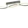 KHG LED-Deckenleuchte, chrom `Wavy` | Möbel Höffner