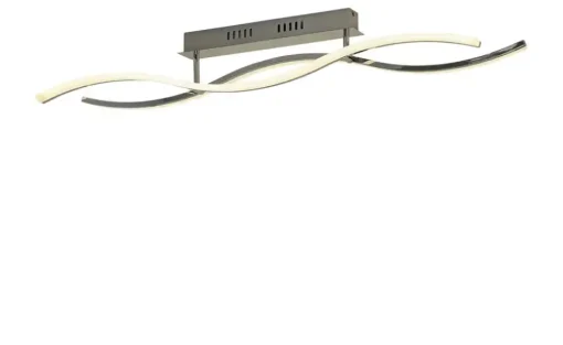 KHG LED-Deckenleuchte, chrom `Wavy` | Möbel Höffner
