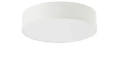 KHG LED-Deckenleuchte, 1-flammig, Stoffschirm weiß | Weiß