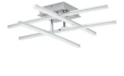 KHG LED-Deckenleuchte, 4-flammig, Chrom | Möbel Höffner