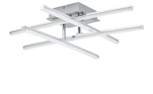 KHG LED-Deckenleuchte, 4-flammig, Chrom | Möbel Höffner
