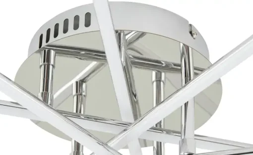 KHG LED-Deckenleuchte, 5-flammig chrom | Möbel Höffner