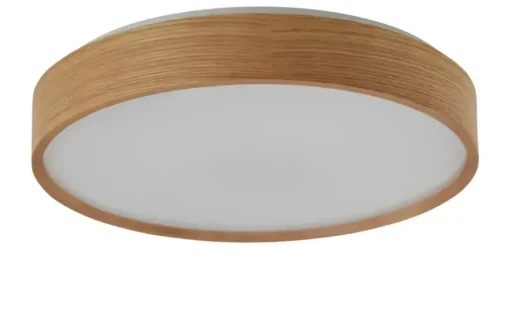 KHG LED-Deckenleuchte, 1-flammig, Eichenholz | Höffner