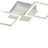 KHG LED-Deckenleuchte, 2-flammig, Alu | Möbel Höffner