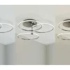 KHG LED-Deckenleuchte, 3-flammig, chrom `Ringe´
